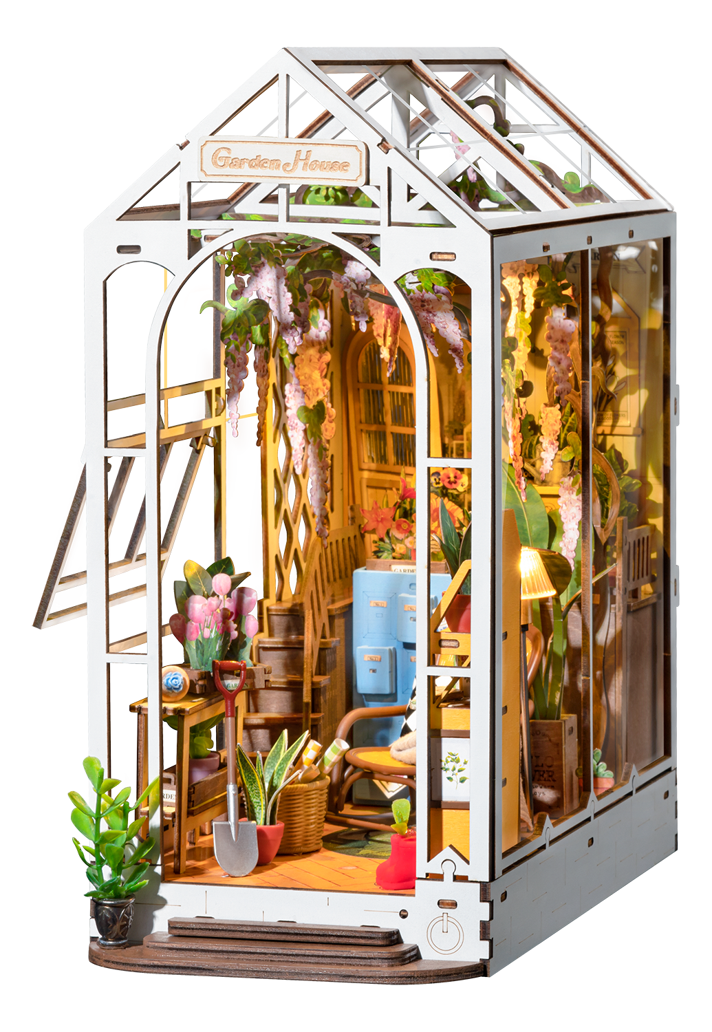 Garden Flower House Book Nook