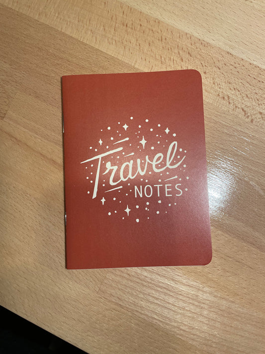 Travel Notebook Burnt Orange