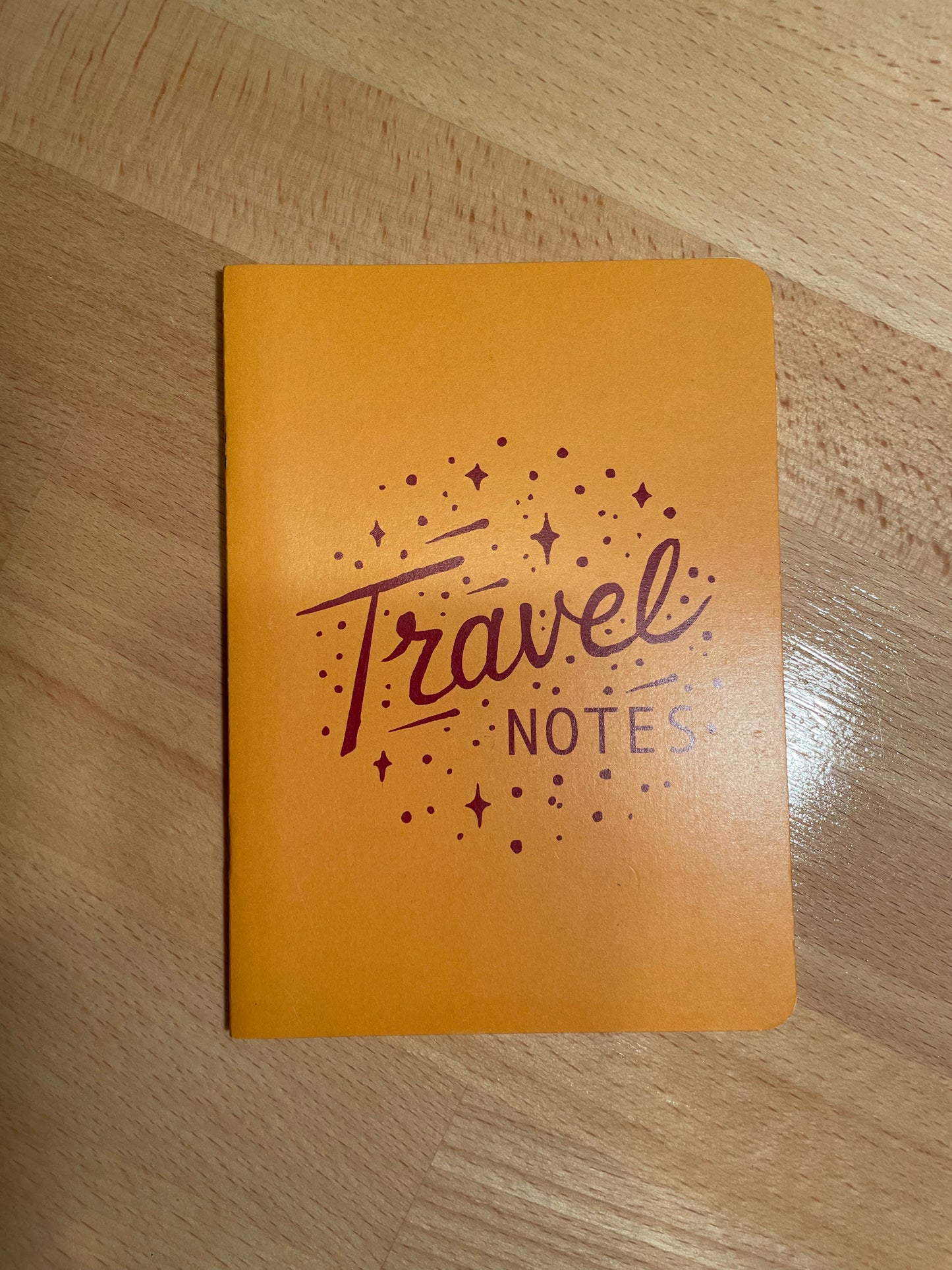 Travel Notebook Mustard