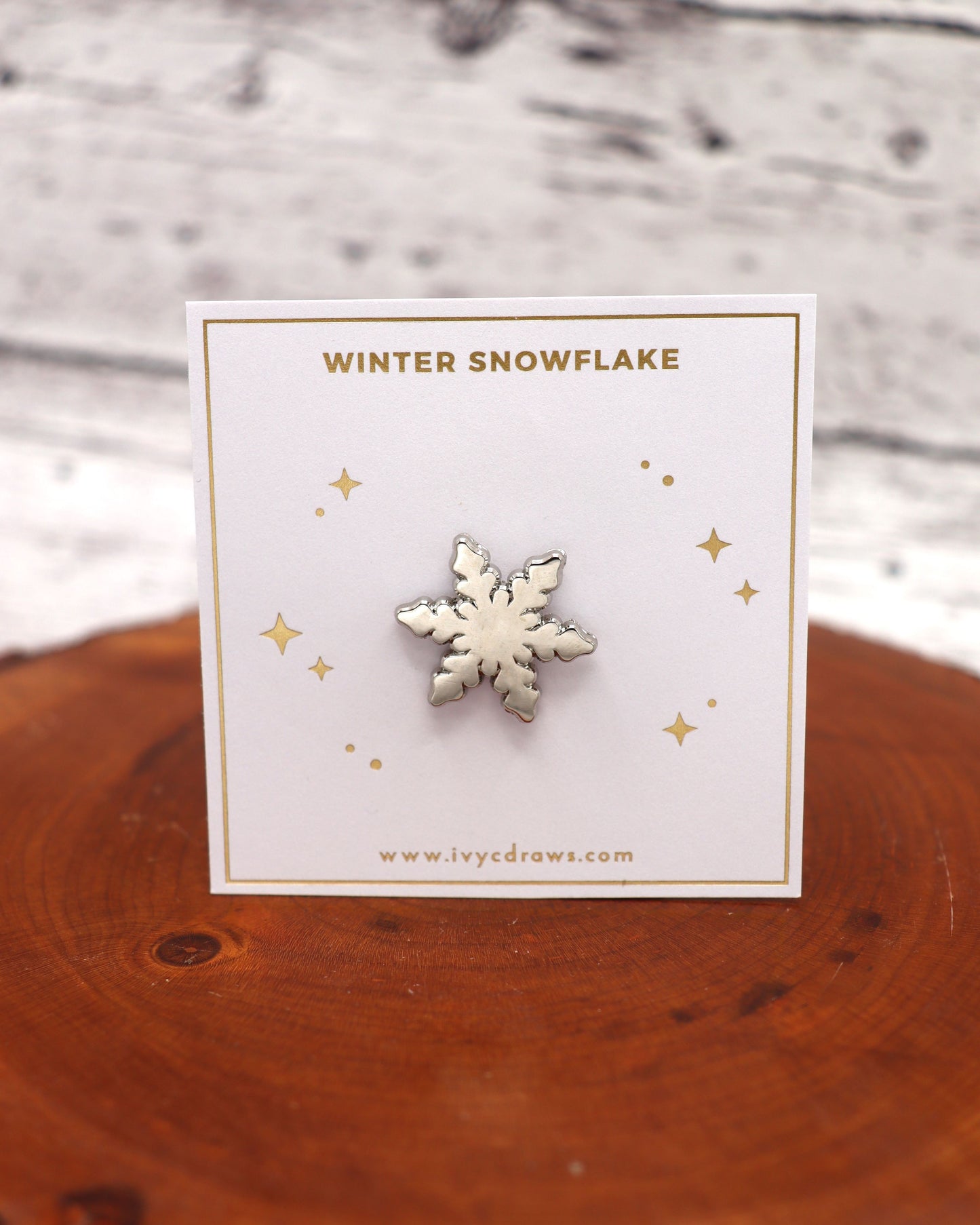 Snowflake Pin